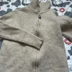 ジップアップカーディガン