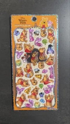 【正規品】プーさん プチドロップステッカー