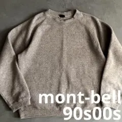 90s00s オールドモンベル　フリースプルオーバー　ラグランvintage