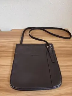 LONGCHAMP レザー ショルダーバッグ ブラウンのサムネイル