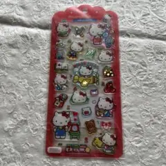 レトロ風　キティシール