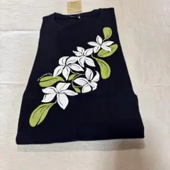 Maunaloa フラダンス用 Tシャツ ネイビー七分袖のサムネイル