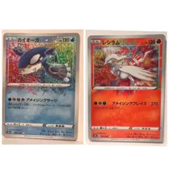 レシラム カイオーガ シャイニースターV