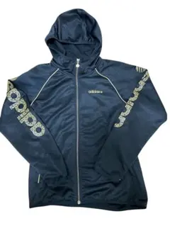 【希少モデル】adidas NEO ゴールド刺繍 ジャージ パーカー L