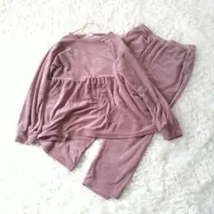 Petite Bateau くすみピンク フレアルームウェアセット LPパジャマ