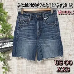 【AMERICAN EAGLE】パンツ 00 XXS カットオフ ショートパンツ