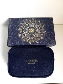 大人気 ノベルティ シャネル 2025 ホリデー クリスマス ポーチ 箱付き