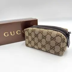 GUCCI　グッチ　キャメル　シボレザー　折り畳みタイプ　保存袋・付属品 org.jpg