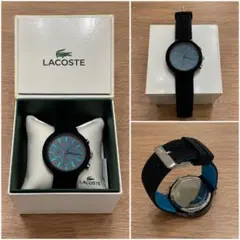 LACOSTE ラコステ 腕時計 クロノグラフ 電池交換済 箱付