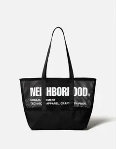 NEIGHBORHOOD ネイバーフッド メッシュ トートバッグ ブラックのサムネイル