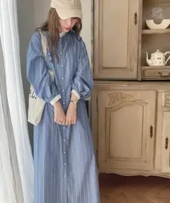 クラシカルエルフ mily bilet シャツワンピース