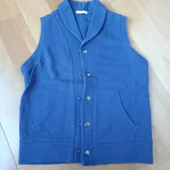 GU キッズ ベスト ネイビー 140cm