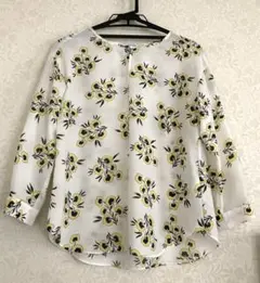 untitled 花柄　ブラウス　サイズM