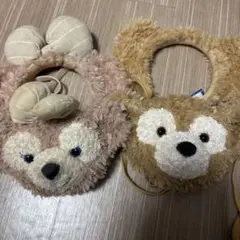 シェリーメイ　ダッフィー　カチューシャ ポシェット2個セット