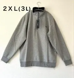 KANSAI YAMAMOTO ジップアップデザイン　長袖トレーナー　２ＸＬ