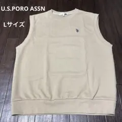 U.S.PORO ASSN メンズ　Uネックベスト Lサイズ