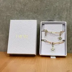 594.Dior ディオール 新品 キーホルダー スターDior ゴールド