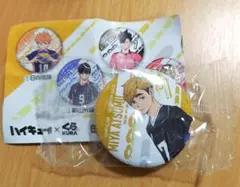 ハイキュー くら寿司 びっくらポン 缶バッチ 宮侑