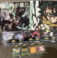 僕のヒーローアカデミア　　クリアポスターラバーキャンバス風ボード　別売り可能です