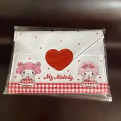マイメロディ My Melody サンリオ フラットポーチ ハートデザイン