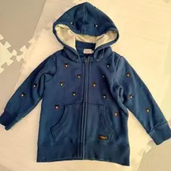MIKIHOUSE DOUBLE.B　福袋限定品 ネイビー パーカー 100cm