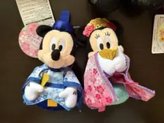 ミッキー ミニー ぬいば　ひなまつり　ぬいぐるみ