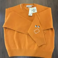 ユニクロ アニヤ ANYA HINDMARCH コラボ セーター オレンジ L