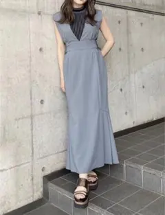あ*店様 MURUA サイドタックジャンパースカート マーメイドスカートのサムネイル
