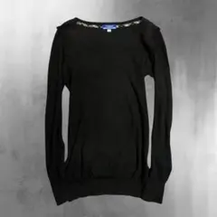 BURBERRY BLUE LABEL フリルニット　カシミヤ混