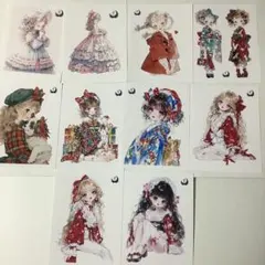 nene様 ステッカー 人物 9箱セット コラージュ素材 nene 様 unichoco 様 人物ステッカー まとめ売り コラージュ素材