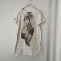 Goa 00s feather accessory grunge tee - メルカリ