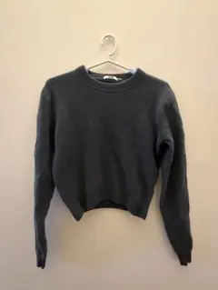 UNIQLO U グリーン　クルーネックセーター M