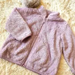 【80cm】ユニクロ ファーリーフリース フルジップジャケット 女の子