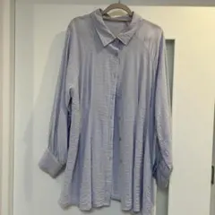 しまむら　mysa closet 水色　ブラウス　Lサイズ