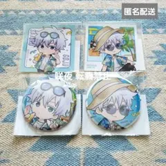 呪術廻戦 まるくじ Aloha vibes 五条悟 缶バッジ 購入特典ステッカー