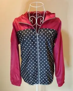 プーマ ウーブンジャケット ドット メッシュ ピンク レディース S