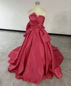 ウェディングドレス 二次会ドレス カラードレス サテン