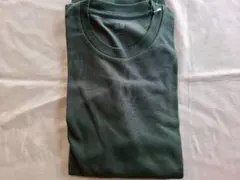UNIQLOソフトタッチクルーネックカットソー長袖　緑　L
