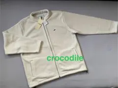 【クロコダイル】アイボリー フリースジャケット LLサイズ　⭐︎新品⭐︎