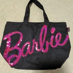 Barbie トートバッグ ブラック スパンコールロゴのサムネイル