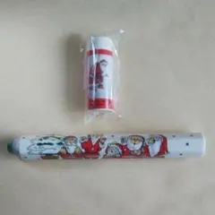 【 昭和レトロ】未開封 サンタ消しゴム2コセット