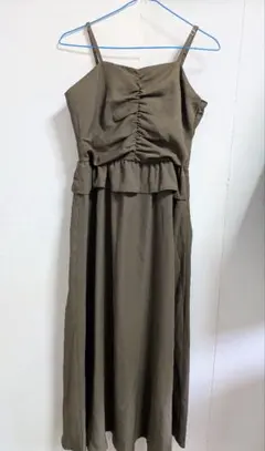 [Bab]フロントギャザーフリルワンピース