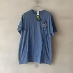 MITAKUYE OYASIN 刺繍 Tシャツ ブルー