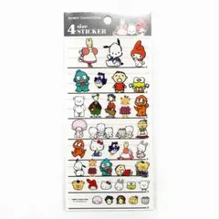 サンリオキャラクターズ 4サイズステッカー シール たぁ坊 マイメロ ポチャッコ