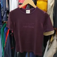 IM212 VERSACE JEANS COUTURE 半袖ニット 紫 Zのサムネイル