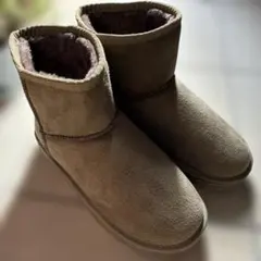 ブラウン ショートブーツ37