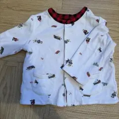 美品　ラルフローレン ポロベア　くま　リバーシブル　カーディガン　18M 80