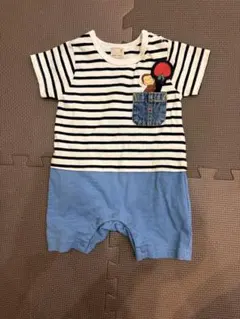 petit main おさるのジョージ ロンパース 70cmのサムネイル