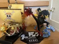 ワンピース　サニー号　サンジ　ルッチ　フィギュアセット