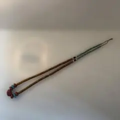 希少】トレードビーズ ネックレス ヴェネチアンビーズ とんぼ玉 1点物